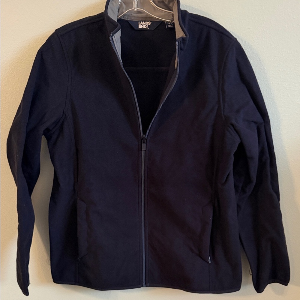 Lands' End Navy Utility Jacket